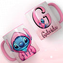 Estampas Sublimação Canecas Alfabeto Artes Stitch Mockups