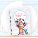 Encadernação Infantil Minnie Unicórnio - Arquivo Digital