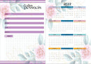 Arquivo Digital Miolo De Agenda Floral 2023 Lançamento