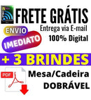 Como Fazer Mesa E Cadeira De Madeira Dobrável +3 Brindes Pd
