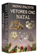 Vetores Para Natal Editável Em Corel Draw Laser Cnc Router