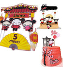 Arquivo Corte Topo De Bolo - Pucca 03 Temas Combo arquivospersonalizados
