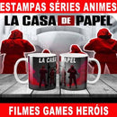 Estampas Canecas Séries Animes Games Heróis Sublimação Filme