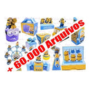 Kit Festa Minions Silhouette + 95 Kit Festa +60.000 Arquivos