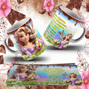 13 Artes Para Caneca Páscoa Princesas Em Corel