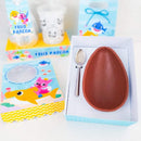 Arquivo Corte Pascoa Confeiteiro Caça Ovos Copo - Baby Shark