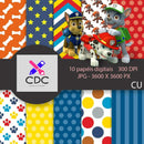Pack Kit Digital Papel Digital Patrulha Canina
