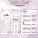 Agenda Floral Lilás 2023 - Arquivo Digital