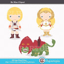 Kit Digital Scrapbook He-man