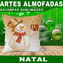 Artes Sublimação Almofadas Natal Papai Noel 300 Estampas