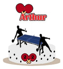 Arquivo  Corte Topo De Bolo - Ping Pong arquivospersonalizados