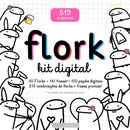 Kit Arquivo Digital Flork Bento Meme Em Png