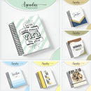 Combo 10 Capas Miolo Permanente Agendas Canecas Masculinas