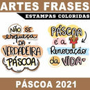 Estampas Frases Coloridas Páscoa Sublimação Mockups Pandoca