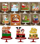 Arquivo De Corte Combo 11 Topos De Bolo Natal (21) arquivospersonalizados