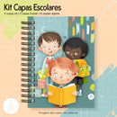 Combo Arquivo Digital Capas Escolares 2023