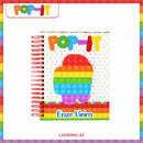 Encadernação Escolar Pop It Colorido - Arquivo Digital