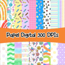 Kit Digital Dia Das Crianças Flork Letrinhas Arquivos Png