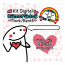 Kit Digital Dia Namorados Flork Artes Sublimação Arquivo Png