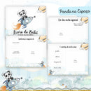 Encadernação Baby Panda No Espaço - Arquivo Digital