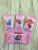 arquivo bala balinha personalizada - Patrulha Canina Rosa