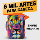 Super Pack Artes Sublimar Sublimação Canecas - Envio  Agora