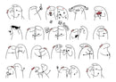 Kit Digital Dia Dos Namorados Flork  - Artes Para Canecas