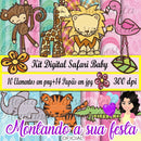 Kit Digital Safari Baby