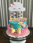 Arquivo De Corte Topo De Bolo - Chuva De Amor
