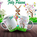 Kit Digital 75 Artes Canecas Páscoa Estampas Mockups