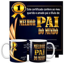 Estampas Azulejos Canecas Dia Dos Pais Sublimação Editáveis