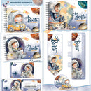 Arquivo Digital Caderneta Livro Do Bebê  Astronauta