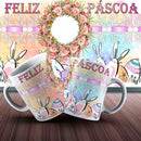 Kit Digital 75 Artes Canecas Páscoa Estampas Mockups