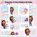 Etiqueta Escolar A Casa Mágica Da Gabby - Arquivo Digital
