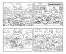 +50 Folhas Imprima E Pinte Labubu - Arquivo Digital