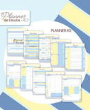 Arquivo Digital Planner De Estudos Masculino