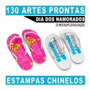 Estampas Chinelos Dia Dos Namorados
