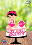 Arquivo De Corte Topo De Bolo Boneca Barbie