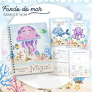 Caderneta De Vacina Fundo Do Mar Menino - Arquivo Digital