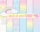 Kit Digital Lluvia De Amor