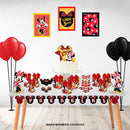 Pack Arquivos de Corte Silhouette Minnie Vermelha Só um Bolinho 4 Kits - Studio e PDF