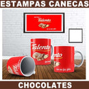 Artes Tema Chocolates Sublimação Canecas Páscoa