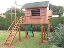 Projeto Casinha De Madeira Suspensa Com Playground