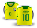 9 Artes Caneca Brasil 2022 Copa Do Mundo Catar Editável