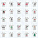 50 Artes Camisa Natal Sublimação Em Png Vol.4