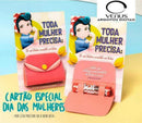 Arquivo Corte SCANNCUT  Porta Batom Dia da Mulher + Brinde