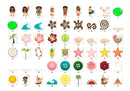 Kit Digital Moana Cute