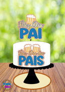 Arquivo De Corte Topo De Bolo Feliz Dia Dos Pais 05