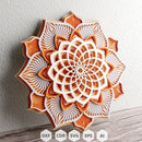 3d Mandala- Mandala Em Camadas, Arquivos De Digital M3