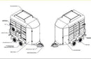 Projeto Para Construir Carretinha Reboque Para 02 Cavalos